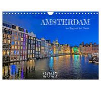 Calendar 2027 · US Version · Amsterdam by day and by night (Wall Calendar 2027 1