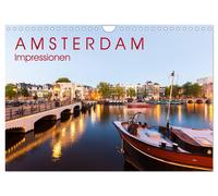 Calendar 2027 · US Version · AMSTERDAM Impressionen (Wall Calendar 2027 12" × 8"