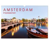 Calendar 2027 · US Version · AMSTERDAM Impressionen (Wall Calendar 2027 17" × 12