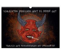 Calendar 2027 · US Version · Bad people always do well - Devilishly good sayings