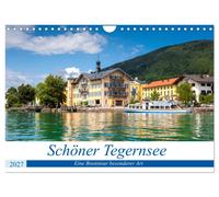 Calendar 2027 · US Version · Beautiful Tegernsee (Wall Calendar 2027 12" × 8" la