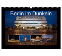 Calendar 2027 · US Version · Berlin in the dark (Wall Calendar 2027 17" × 12" la