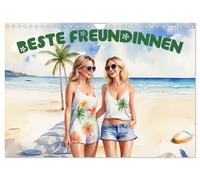 Calendar 2027 · US Version · Best friends (Wall Calendar 2027 12" × 8" landscape
