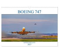 Calendar 2027 · US Version · BOEING 747 - Queen of the skies (Wall Calendar 2027