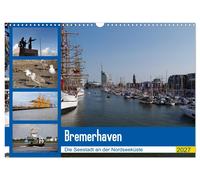 Calendar 2027 · US Version · Bremerhaven. The seaside city on the North Sea coas