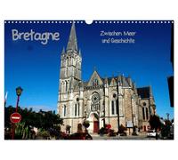 Calendar 2027 · US Version · Brittany - Between sea and history (Wall Calendar 2