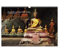 Calendar 2027 · US Version · Buddhas deep in the rock (Wall Calendar 2027 17" ×