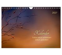 Calendar 2027 · US Version · Calendar, paste photos yourself, design yourself (W