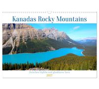 Calendar 2027 · US Version · Canada's Rocky Mountains: between peaks & crystal-c