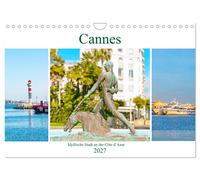 Calendar 2027 · US Version · Cannes - idyllic city on the Côte d'Azur (Wall Cale