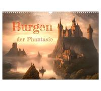 Calendar 2027 · US Version · Castles of the imagination (Wall Calendar 2027 17"