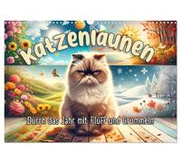 Calendar 2027 · US Version · Cat whims - Through the year with fluff and grumble