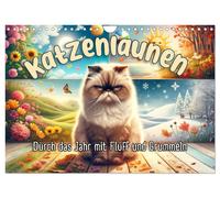 Calendar 2027 · US Version · Cat whims - Through the year with fluff and grumble