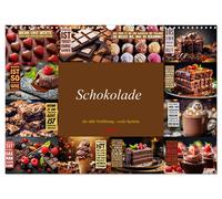Calendar 2027 · US Version · Chocolate - the sweet seduction - cool sayings (Wal