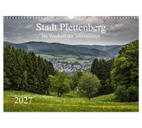 Calendar 2027 · US Version · City Plettenberg (Wall Calendar 2027 17" × 12" land