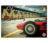 Calendar 2027 · US Version · Classic Maserati Racing (Wall Calendar 2027 17" × 1