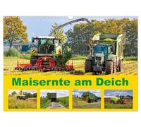 Calendar 2027 · US Version · Corn harvest on the dike (Wall Calendar 2027 17" ×