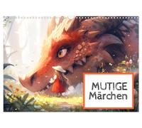 Calendar 2027 · US Version · Courageous fairy tales (Wall Calendar 2027 17" × 12