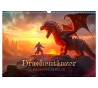 Calendar 2027 · US Version · Dragon dancers - picture stories from the Middle Ag