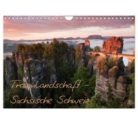 Calendar 2027 · US Version · Dream landscape - Saxon Switzerland (Wall Calendar