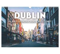 Calendar 2027 · US Version · Dublin - Ireland's impressive capital city. (Wall C