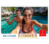 Calendar 2027 · US Version · Ein cooler Sommer (Wall Calendar 2027 12" × 8" land