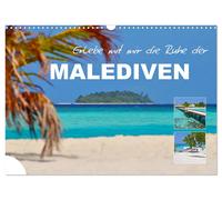 Calendar 2027 · US Version · Experience with me the tranquility of the Maldives