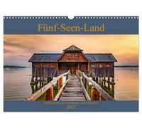Calendar 2027 · US Version · Five Lakes Region (Wall Calendar 2027 17" × 12" lan