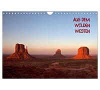 Calendar 2027 · US Version · From the wild west (Wall Calendar 2027 12" × 8" lan