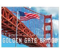 Calendar 2027 · US Version · Golden Gate Bridge - synonymous with San Francisco