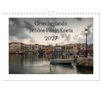 Calendar 2027 · US Version · Greece beautiful islands, Crete (Wall Calendar 2027