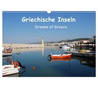 Calendar 2027 · US Version · Greek islands (Wall Calendar 2027 17" × 12" landsca