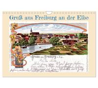 Calendar 2027 · US Version · Greetings from Freiburg on the Elbe (Wall Calendar