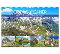Calendar 2027 · US Version · Großglockner, Alps, marmots & more by VogtArt (Wall