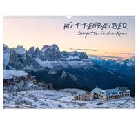 Calendar 2027 · US Version · Hut magic: mountain huts in the Alps (Wall Calendar
