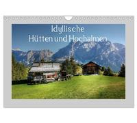Calendar 2027 · US Version · Idyllic huts and high alpine pastures (Wall Calenda