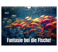 Calendar 2027 · US Version · Imagination by the fish (Wall Calendar 2027 12" ×