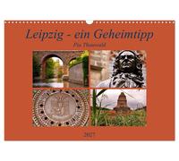 Calendar 2027 · US Version · Leipzig - an insider tip (Wall Calendar 2027 17" ×