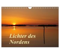 Calendar 2027 · US Version · Lights of the North (Wall Calendar 2027 12" × 8" la