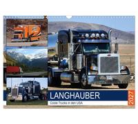 Calendar 2027 · US Version · Longhauber. Cool trucks in the USA (Wall Calendar 2