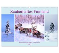 Calendar 2027 · US Version · Magical Finland (Wall Calendar 2027 17" × 12" lands