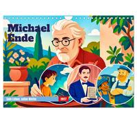 Calendar 2027 · US Version · Michael Ende (Wall Calendar 2027 12" × 8" landscape