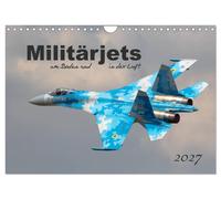 Calendar 2027 · US Version · Military jets on the ground and in the air (Wall Ca