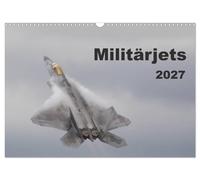 Calendar 2027 · US Version · Military jets (Wall Calendar 2027 17" × 12" landsca