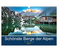 Calendar 2027 · US Version · Most beautiful mountains of the Alps (Wall Calendar