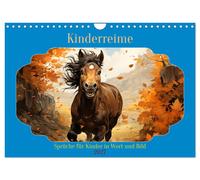 Calendar 2027 · US Version · Nursery rhymes (Wall Calendar 2027 12" × 8" landsca
