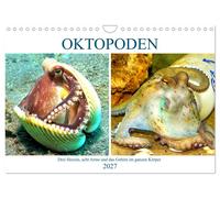 Calendar 2027 · US Version · Octopods. Three hearts, eight arms and the brain th