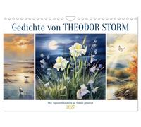 Calendar 2027 · US Version · Poems by Theodor Storm (Wall Calendar 2027 12" × 8"