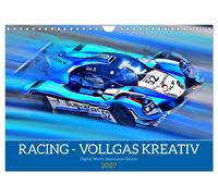 Calendar 2027 · US Version · Racing - Full throttle creative (Wall Calendar 2027