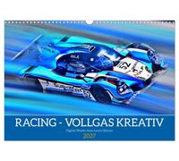 Calendar 2027 · US Version · Racing - Full throttle creative (Wall Calendar 2027